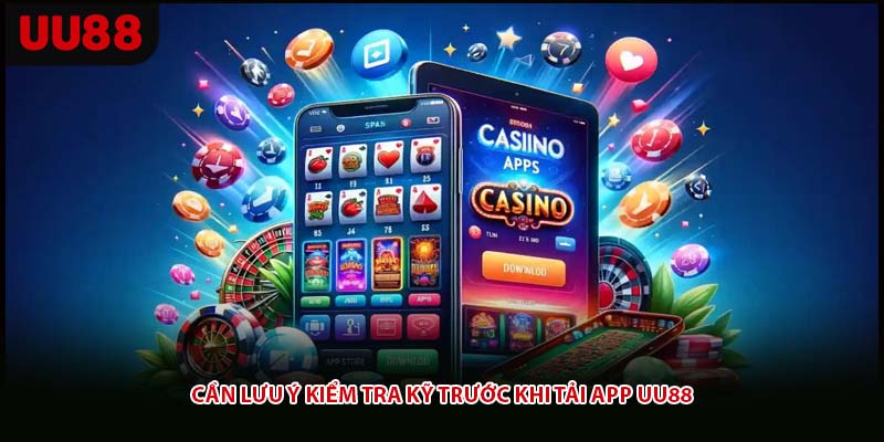 Cần lưu ý kiểm tra kỹ trước khi tải app UU88