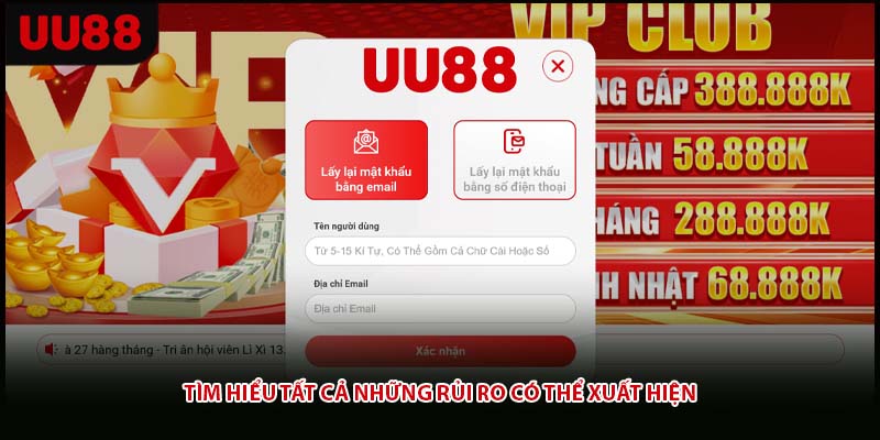 Tìm hiểu tất cả những rủi ro có thể xuất hiện